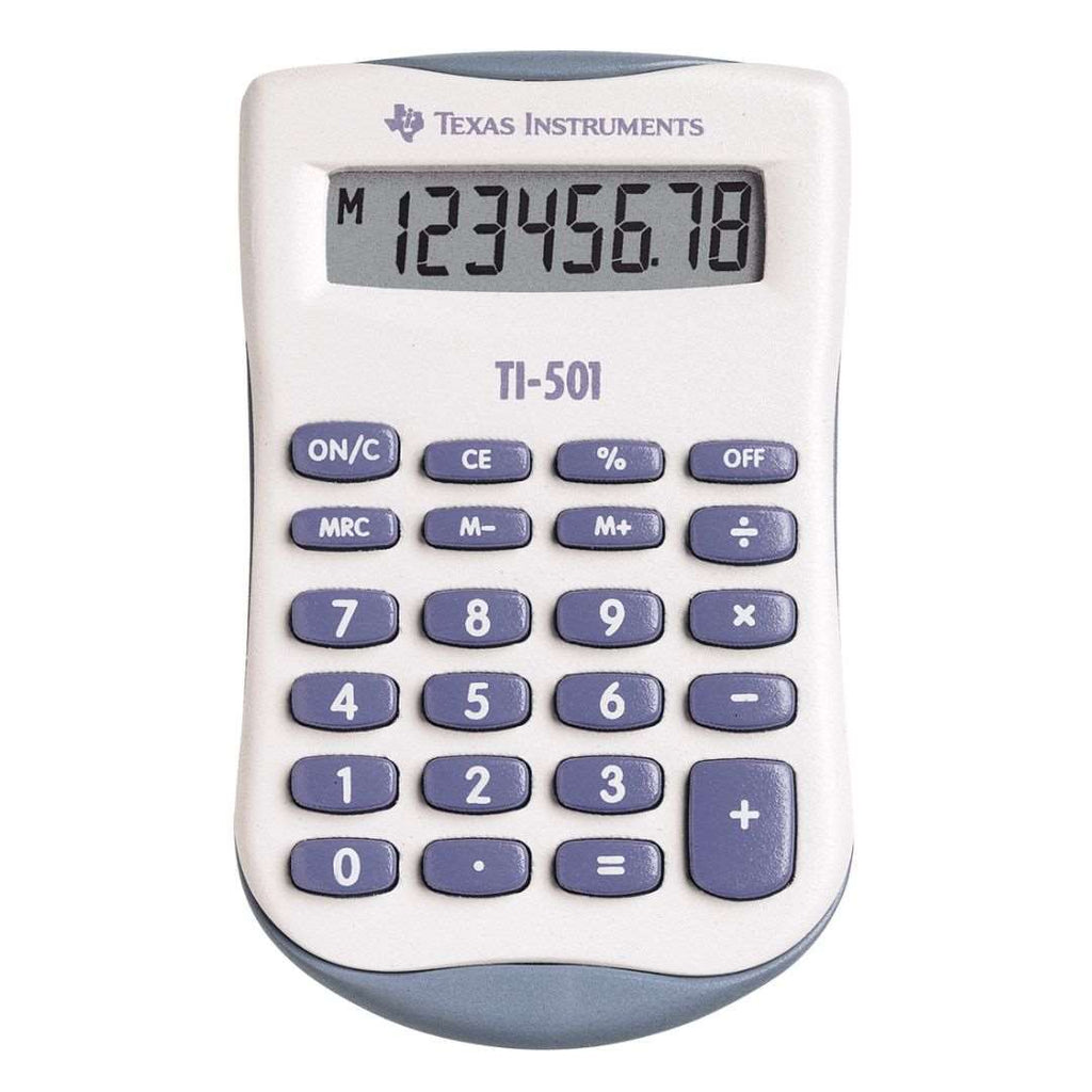 Calculadora Texas Instruments 4 Operaciones TI-501 blister