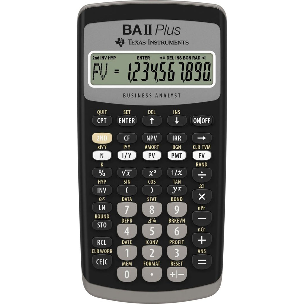 Calculadora financiera Texas Instruments BS-II (BA-II Plus)