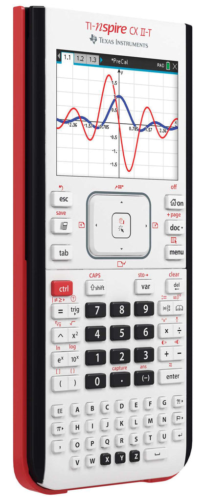 Calculatrice Texas Instruments Calculatrice graphique pour le lycée et  supérieur - TI-NSPIRE CX II-T